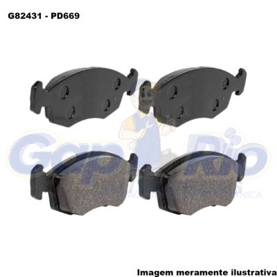 Pastilha de Freio Dianteira Toyota Corolla