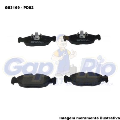 Pastilha de Freio Dianteira Gm Celta, Prisma, Montana, Agile