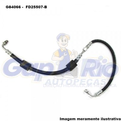 Mangueira Flexível de Direção Hidráulica GM Opala (Pressão)