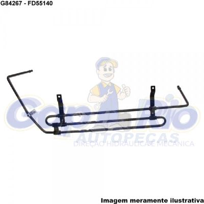 Mangueira Flexível de Direção Hidráulica Ford Novo Fiesta e Ka (Alimentação)