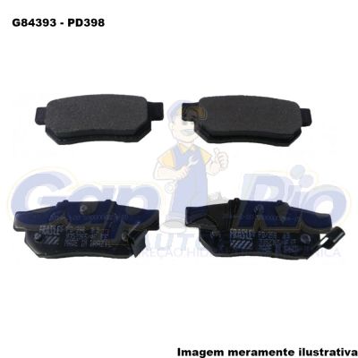 Pastilha de Freio Traseira Honda New Fit, Civic