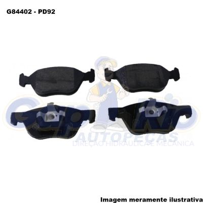 Pastilha de Freio Dianteira Fiat Doblo, Idea, Linea, Punto, Palio