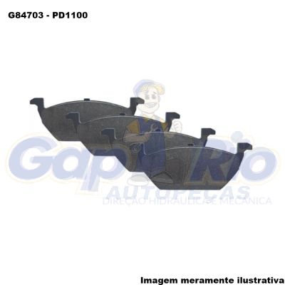 Pastilha de Freio Dianteira Vw Gol, Saveiro, Voyage