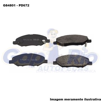 Pastilha de Freio Dianteira Nissan, Tiida, Livina 