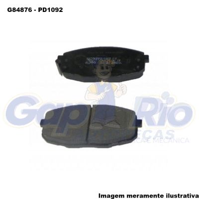 Pastilha de Freio Dianteira Hyundai I30, Kia Carens, Cerato