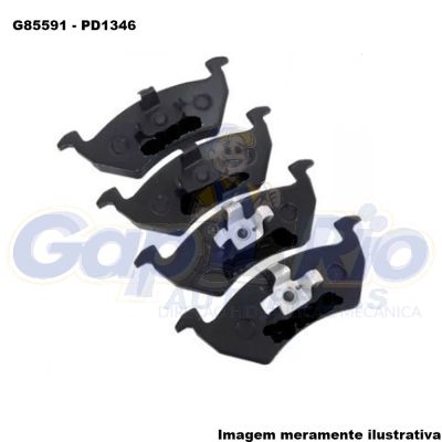 Pastilha de Freio Dianteira Vw Gol, Voyage, Saveiro