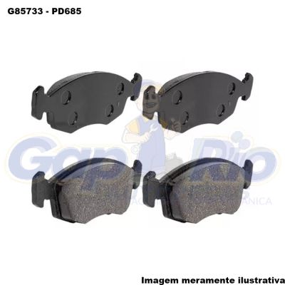 Pastilha de Freio Dianteira Honda City, Fit