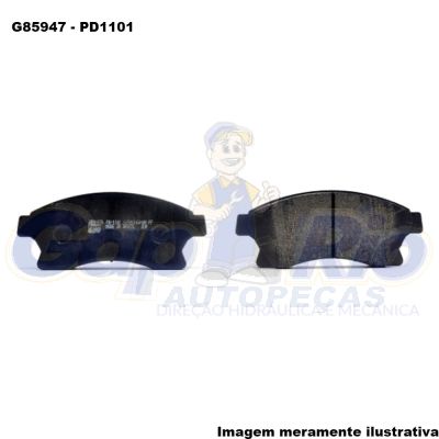 Pastilha de Freio Dianteira Gm Cruze, Tracker