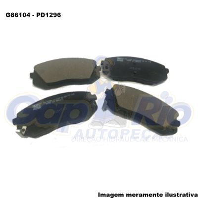 Pastilha de Freio Dianteira Hyundai IX35, Kia Cadenza, Carens, Sportage
