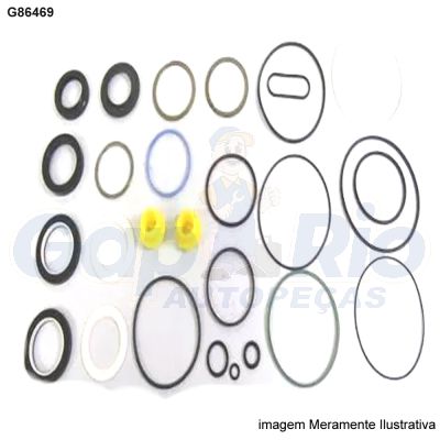 Kit Reparo Caixa de Direção Hidráulica Ford F1000 1992/1996 (P/ Caixa Modelo: TRW)