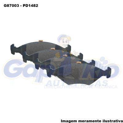 Pastilha de Freio Dianteira Fiat Grand Siena, Doblo, Fiorino