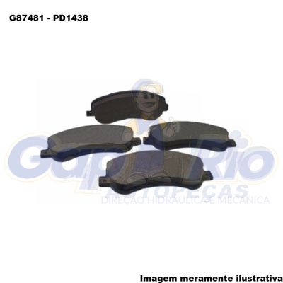 Pastilha de Freio Dianteira Toyota Etios