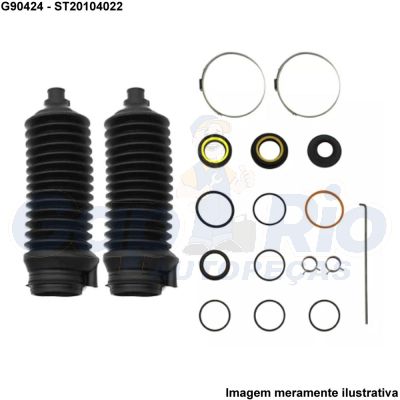Kit Reparo Caixa de Direção Hidráulica Fiat Tipo