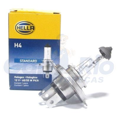 Lâmpada H4 12v 60/55w Original Hella