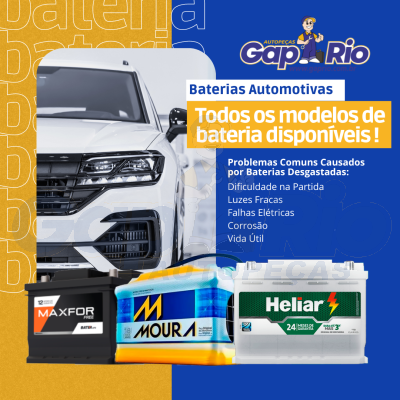 Baterias - Todas as marcas e modelos.