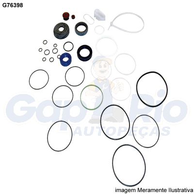 Kit Reparo Caixa de Direção Hidráulica GM Omega 1992/1998 (P/ Caixa Modelo: ZF)