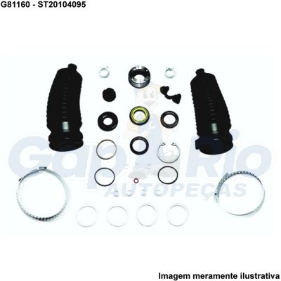 Kit Reparo Caixa de Direção Hidráulica Ford Focus (P/ Caixa Modelo: TRINTER)