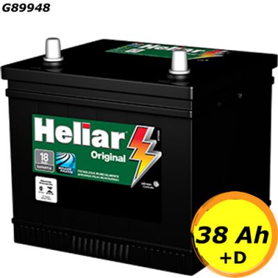 Bateria Heliar 38 Aperes Lado Positivo Direito