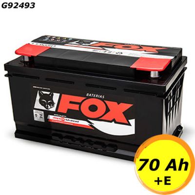 Bateria Fox 70 Amperes Lado Positivo Esquerdo